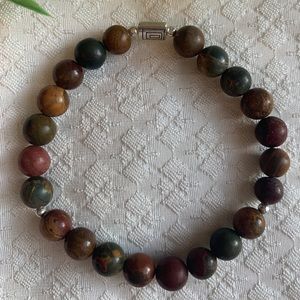 Cherry Jasper Stack Bracelet